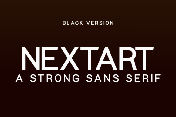 Nextart Black Font - Featured Image