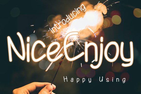 Nice Enjoy Font - Featured Image