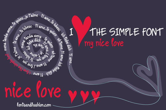 Nice Love Font - Featured Image