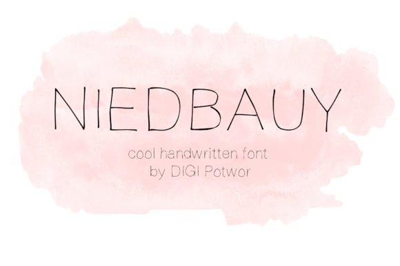 Niedbauy Font - Featured Image