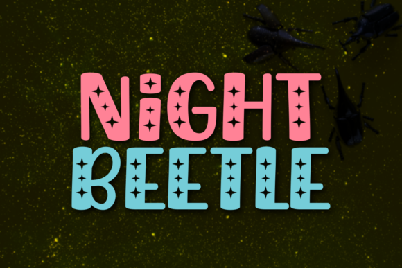 Night Beetle Font - Featured Image