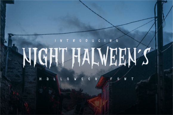 Night Halween's Font - Featured Image