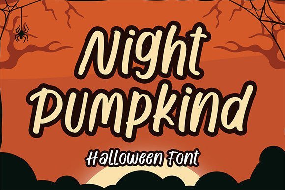 Night Pumpkind Font - Featured Image