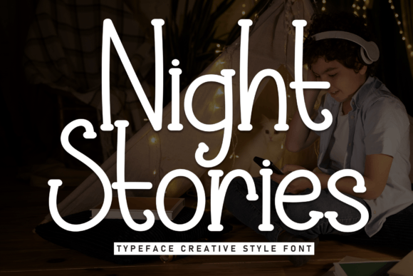 Night Stories Font - Featured Image