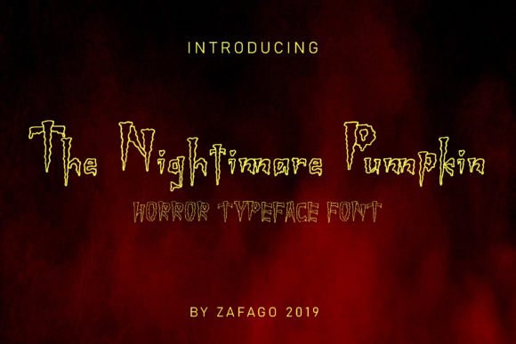 Nightimare Pumpkin Font - Featured Image