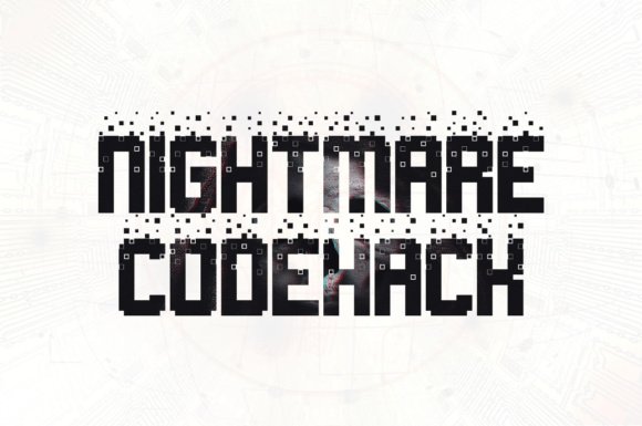 Nightmare Codehack Font - Featured Image