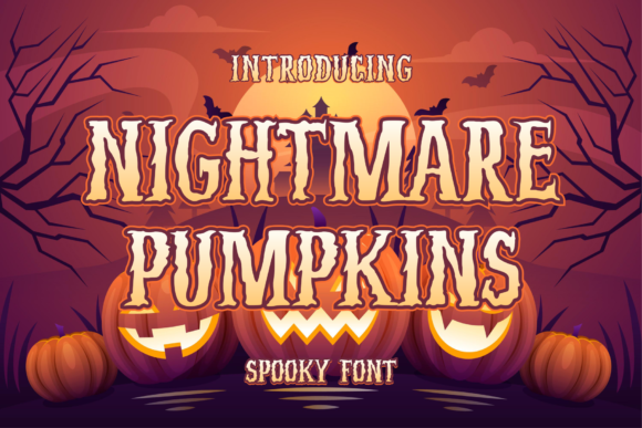Nightmare Pumpkins Font - Featured Image