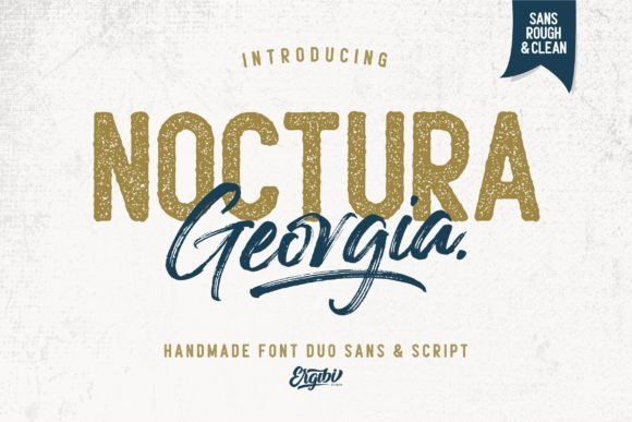 Noctura Georgia Font - Featured Image