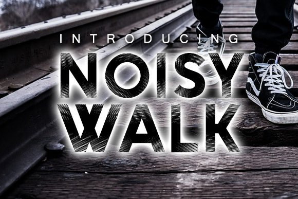 Noisy Walk Font - Featured Image