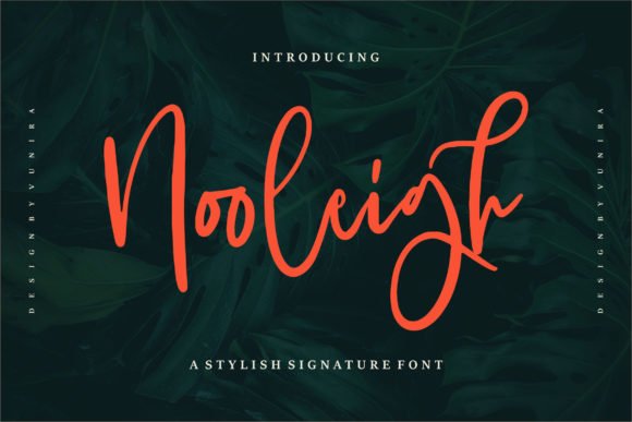 Nooleigh Font - Featured Image