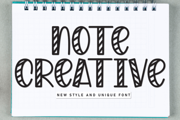 Note Creative Font - Featured Image