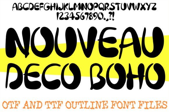 Nouveau Deco Boho Font - Featured Image