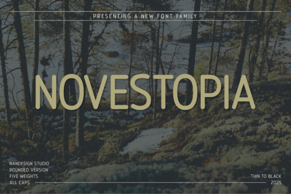 Novestopia Rounded Font - Featured Image