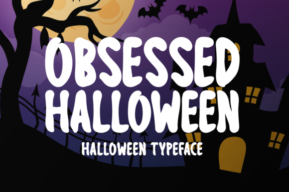 Obsessed Halloween Font - Featured Image