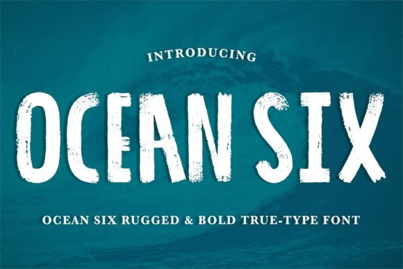 Ocean Six Font - Featured Image