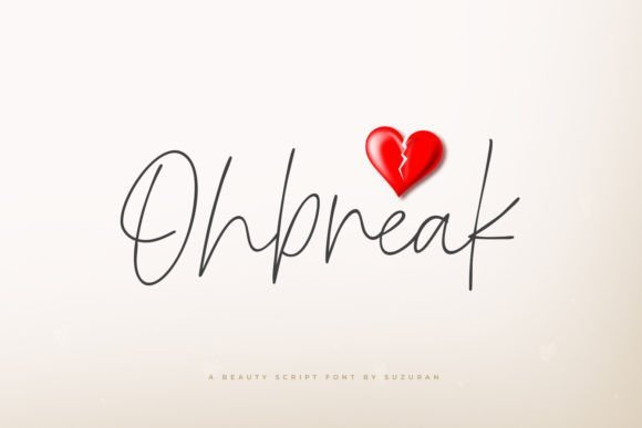 Ohbreak Font - Featured Image