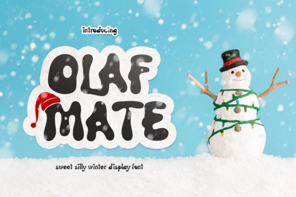 Olaf Mate Font - Featured Image