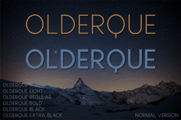 Olderque Font - Featured Image