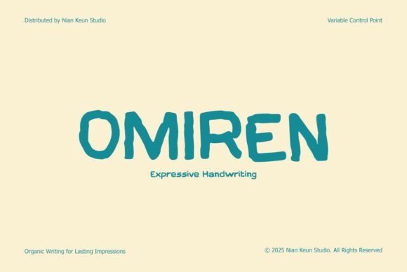 Omiren Font - Featured Image