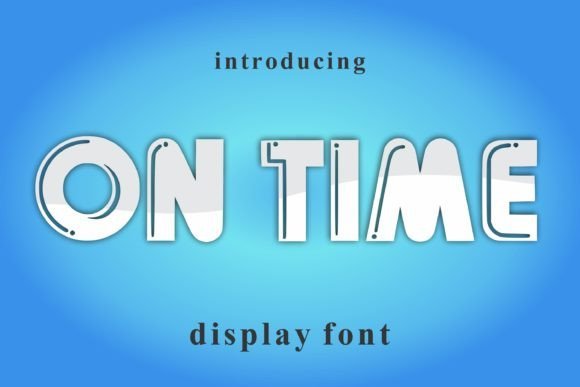 On Time Font - Featured Image