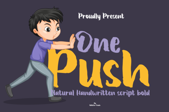 One Push Font - Featured Image