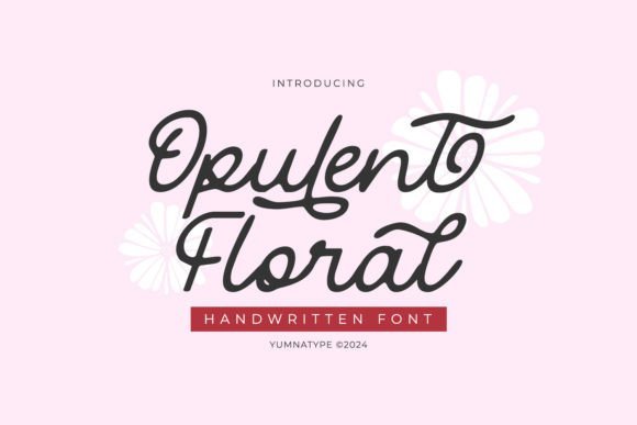 Opulent Floral Font - Featured Image