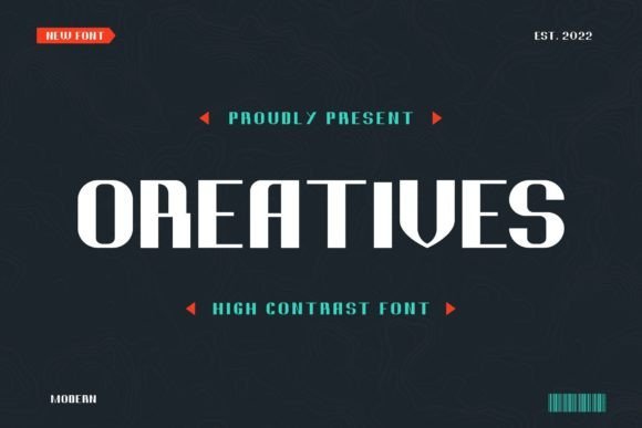 Oreatives Font - Featured Image