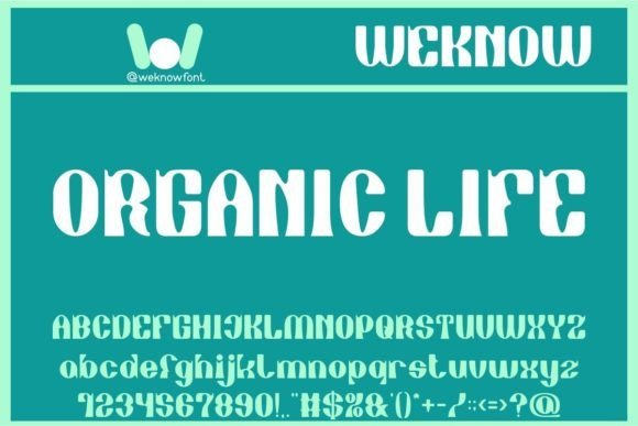 Organic Life Font - Featured Image