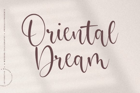 Oriental Dream Font - Featured Image