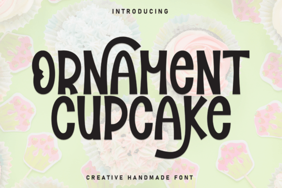 Ornament Cupcake Font - Featured Image