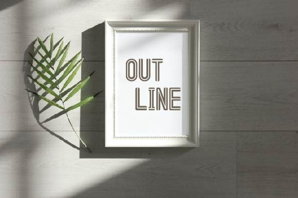 Out Line Font - Featured Image