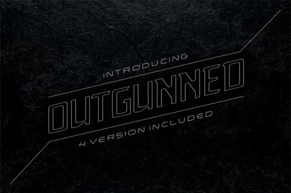 Outgunned Font - Featured Image