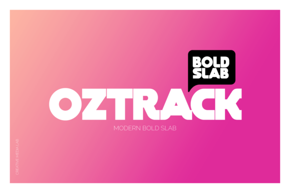 Oztrack Font - Featured Image