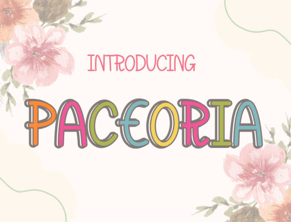 Paceoria Font - Featured Image