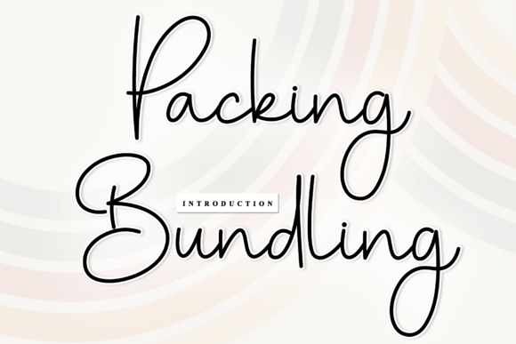 Packing Bundling Font - Featured Image