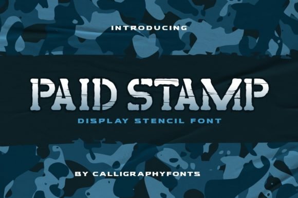 Paid Stamp Font - Featured Image