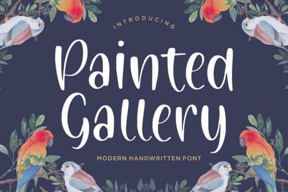 Painted Gallery Font - Featured Image