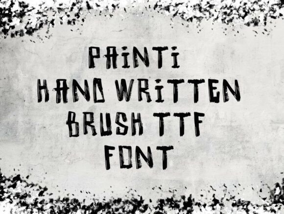 Painti Handwritten Brush Font - Featured Image