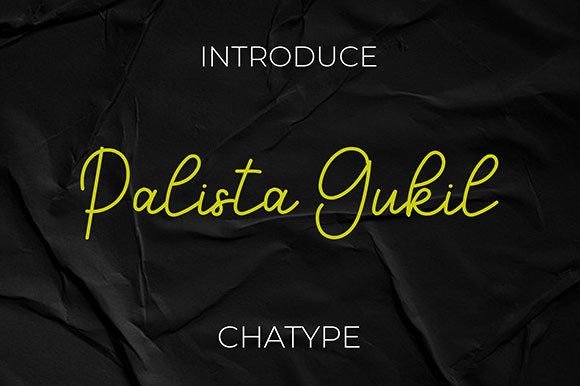 Palista Gukil Font - Featured Image