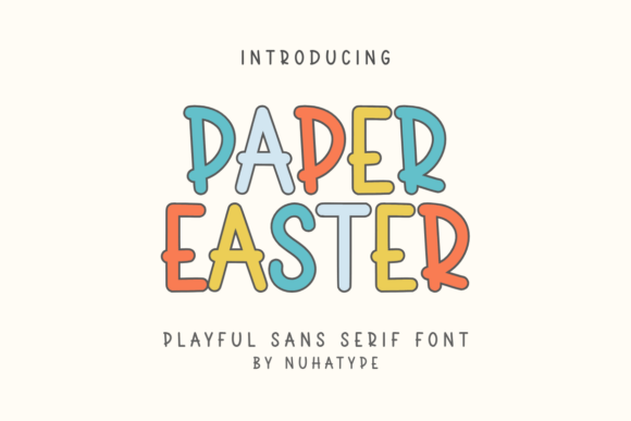 Paper Easter Font - Featured Image