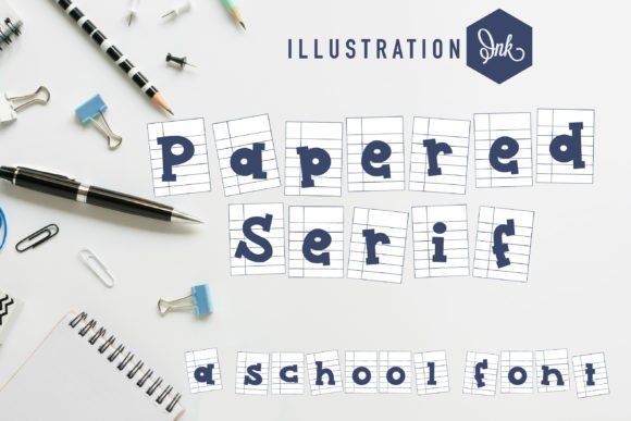 Papered Serif Font - Featured Image