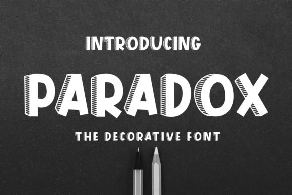Paradox Font - Featured Image