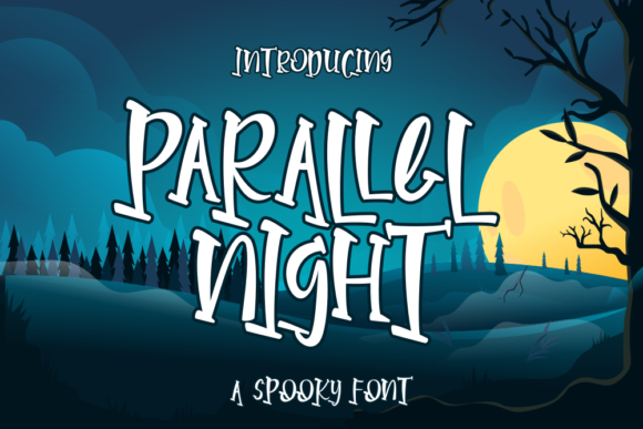 Parallel Night Font - Featured Image