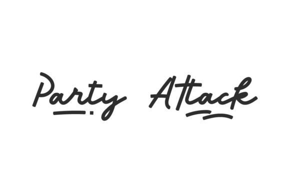 Party Attack Font - Featured Image