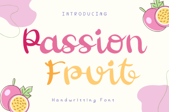 Passion Fruit Font - Featured Image