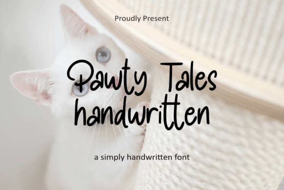 Pawty Tales Handwritten Font - Featured Image