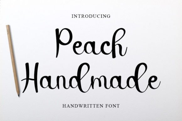 Peach Handmade Font - Featured Image