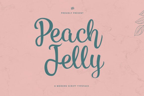 Peach Jelly Font - Featured Image