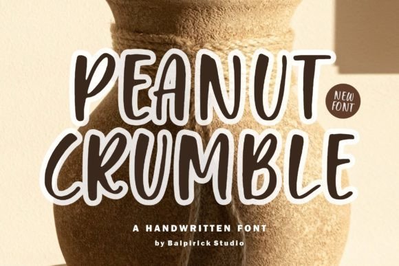 Peanut Crumble Font - Featured Image
