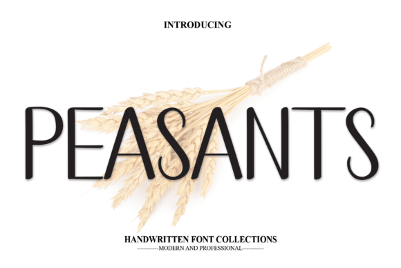 Peasants Font - Featured Image